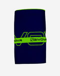Telo Givova Big Microfibra 80x165 - BLU/VERDE FLUO