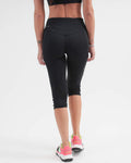 Pantalone Givova Pinocchietto Style Donna - NERO/FUXIA