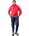 Tuta Givova King in Polarfleece (Sorrento) - ROSSO/BLU