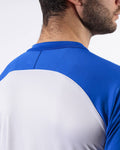 Maglia Givova Shirt Capo Interlock Bambino - BIANCO/AZZURRO