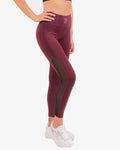 Leggings Givova Moon nero/ciliegia — leggings sportivi per palestra e fitness