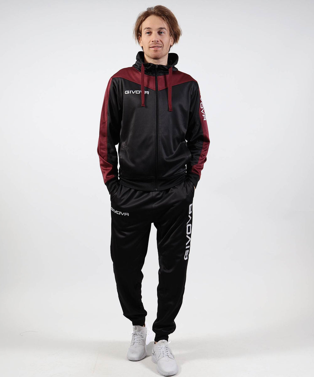 GIVOVA TUTA ROMA CON CAPPUCCIO POLARFLEECE Givova Tute Planet Sport Italia