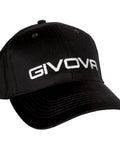 Cappellino Givova Con Visiera nero — cappellino sportivo con visiera