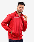 Giacca Givova Polarfleece Mono 500 rosso — giacca sportiva per allenamento