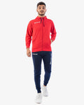 Tuta Givova King Cotone Terry (Poker) - ROSSO/BLU
