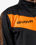 Tuta Givova Banda Visa Triacetato - NERO/ARANCIO FLUO