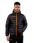 Giubbotto Givova Olanda grigio scuro/giallo fluo — giacca sportiva da squadra per calcio