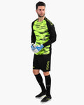 Completo Givova Kit Portiere Difesa - GIALLO FLUO/NERO