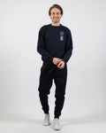 Tuta Givova Italia 100 Uomo in Felpa blu — tuta in felpa per il dopo allenamento