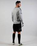 Completo Givova Kit Portiere Hyguana - GRIGIO CHIARO/NERO