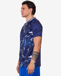Maglia Givova Shirt Grafite Interlock - BLU/BIANCO