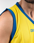 Completo Givova Kit Power Interlock - GIALLO/AZZURRO