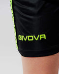 Pantaloncini Givova Poly Band - NERO/GIALLO FLUO