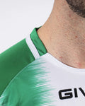 Maglia Givova Shirt Stripe M/C Interlock - VERDE/BIANCO