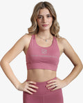 Top Givova Basic rosa antico — top sportivo per palestra e fitness