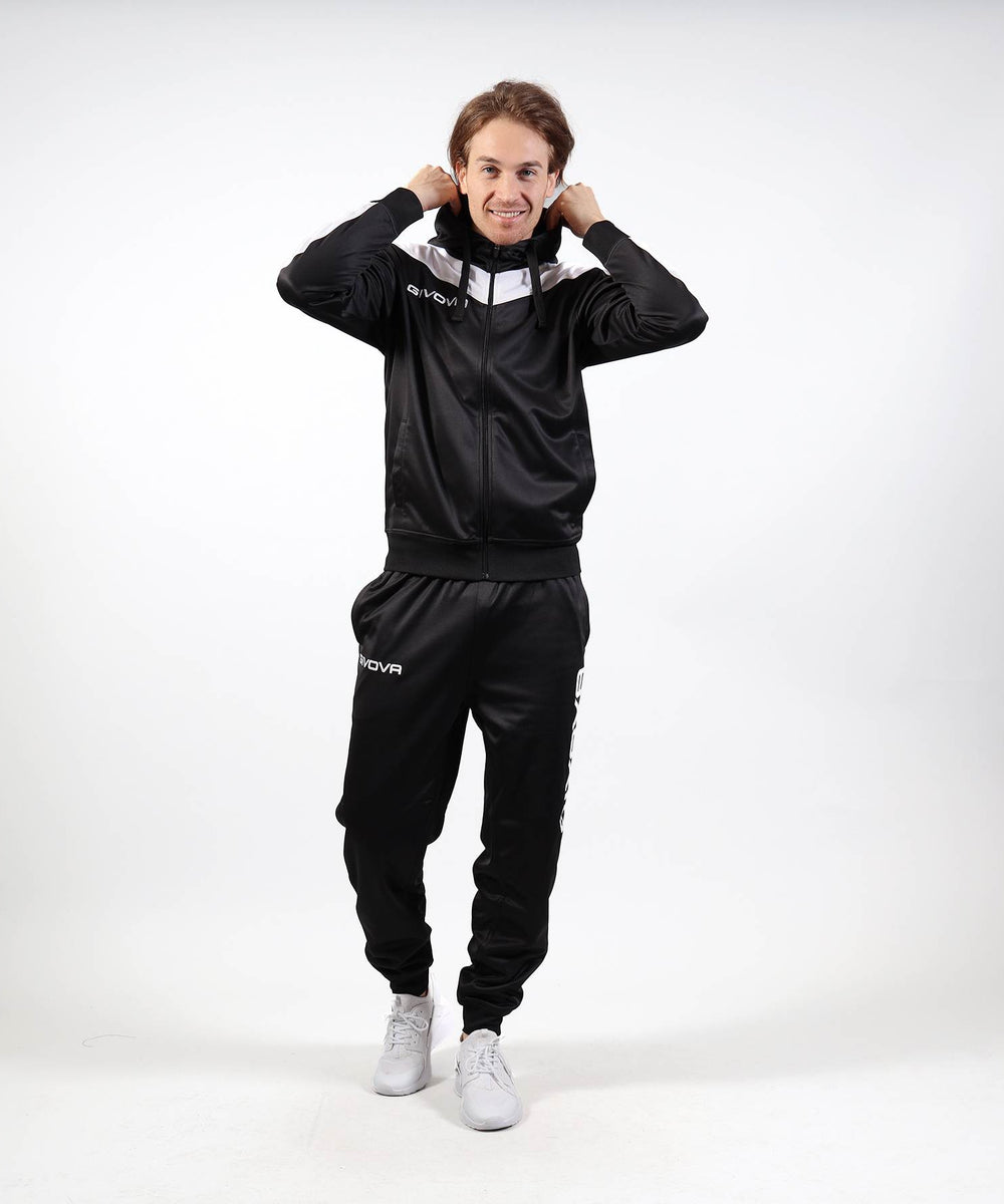GIVOVA TUTA ROMA CON CAPPUCCIO POLARFLEECE Givova Tute Planet Sport Italia