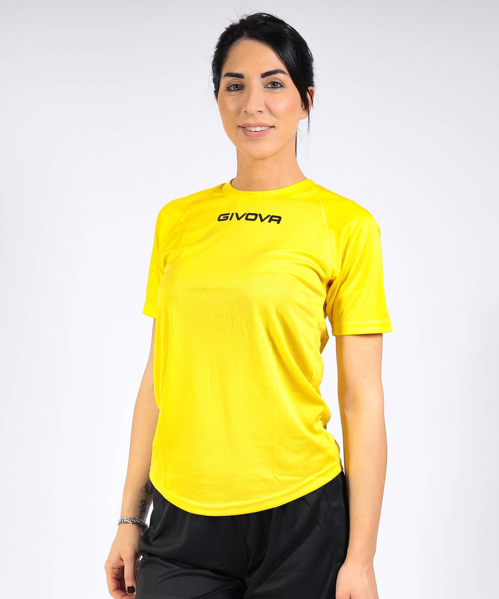 Smanicato Giallo Fluo Givova Maglie e T-Shirt Planet Sport Italia