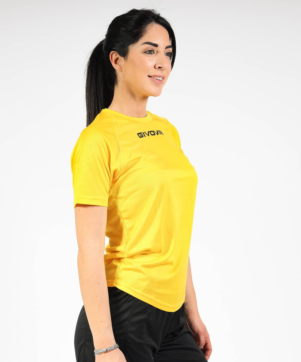 Smanicato Giallo Givova Maglie e T-Shirt Planet Sport Italia