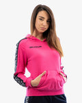 Felpa Givova Con Cappuccio Terry Band Boy fuxia — felpa sportiva bambino