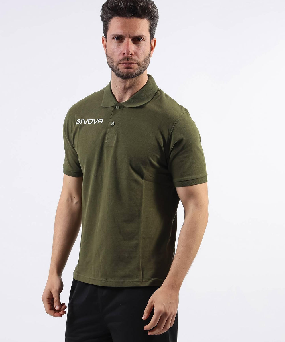 Polo Givova Cotone Piquet Summer rossa da bambino in cotone piquet Givova Polo Planet Sport Italia