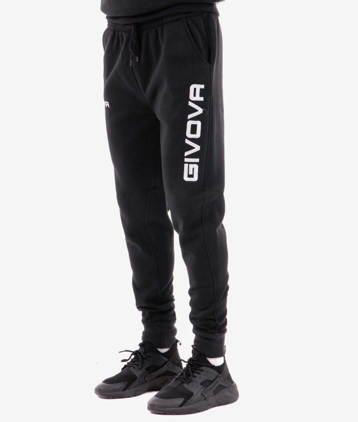 Pantaloni Givova Cotone Mod. Moon Big Logo — pantaloni in cotone per allenamento e tempo libero Givova Pantaloni Planet Sport Italia