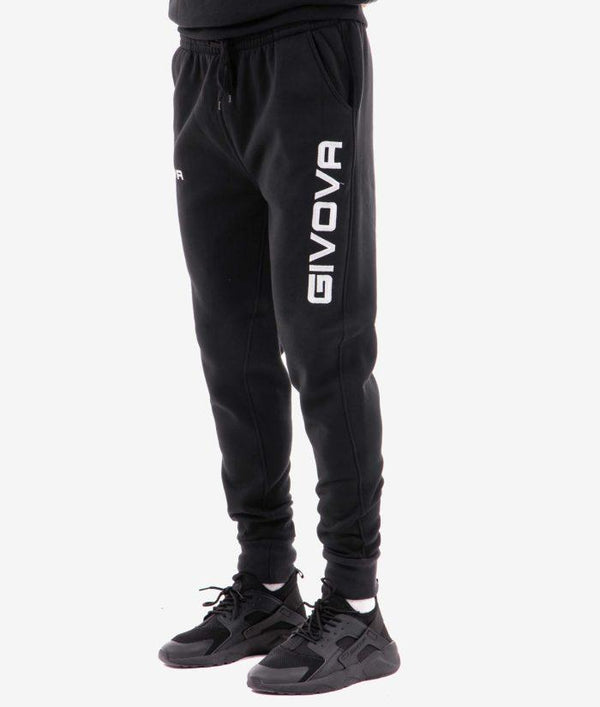 Pantaloni Givova Cotone Mod. Moon Big Logo — pantaloni in cotone per allenamento e tempo libero Givova Planet Sport Italia