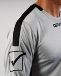Completo Givova Kit Portiere Hyguana - GRIGIO CHIARO/NERO