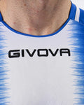 Maglia Givova Shirt Stripe M/C Interlock - AZZURRO/BIANCO