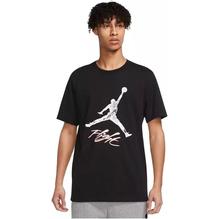 T-shirt Air Jordan Essentials Jumpman nera con logo bianco e rosso da uomo Air Jordan Maglie e T-Shirt Planet Sport Italia