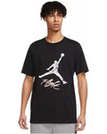 T-shirt Air Jordan Essentials Jumpman nera con logo bianco e rosso da uomo