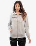 Felpa Givova King Fullzip grigio melange chiaro — felpa full zip per allenamento e tempo libero