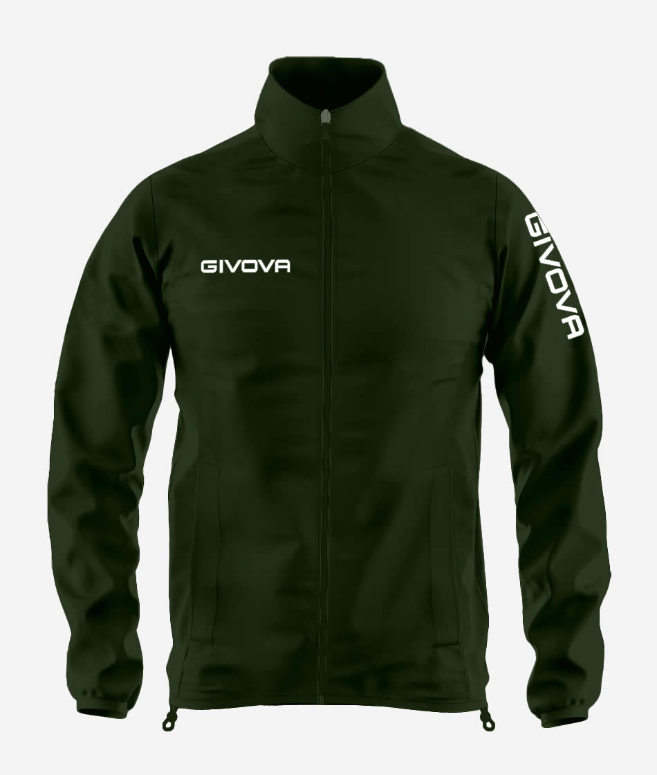 Giacca Givova Rain Jacket Wind leggera per allenamento all'aperto Givova Giacche e Giubbotti Planet Sport Italia