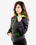 Giubbotto Givova Olanda - NERO/VERDE FLUO