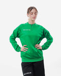 Maglia Givova Polarfleece Tecnica (Half Zip) 500 verde — maglia tecnica da allenamento