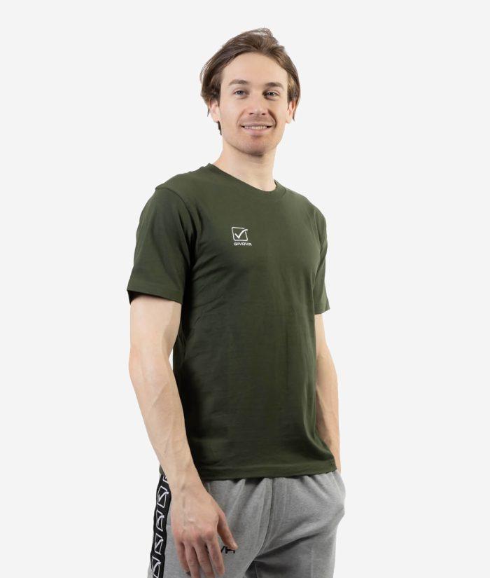 T-Shirt Givova Cotone Action - VERDE MILITARE Givova Maglie e T-Shirt Planet Sport Italia