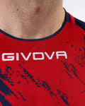 Maglia Givova Shirt Art Interlock M/C - ROSSO/BLU