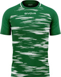 Maglia Givova Pixel verde/bianco — maglia da gara e allenamento calcio