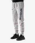 Pantalone Givova Cotone Mod. Moon Big Logo - GRIGIO
