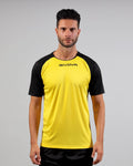 Maglia Givova Capo Interlock giallo/nero — maglia da gara e allenamento calcio