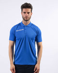 Polo Givova Pocket In Mesh azzurro — polo sportiva per allenamento e tempo libero