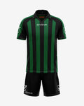 Completo Givova Kit Supporter MC - NERO/VERDE