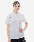 Polo Givova Pocket In Mesh bianco — polo sportiva per allenamento e tempo libero