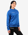 Maglia Givova Polarfleece Tecnica (Half Zip) 500 azzurro — maglia tecnica da allenamento