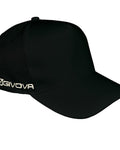 Cappellino Givova Sponsor nero — cappellino sportivo con visiera