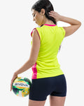Completo Givova Kit Elica Volley - GIALLO FLUO/FUXIA