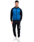 Tuta Givova Cuba blu, completo giacca e pantalone da allenamento per squadre