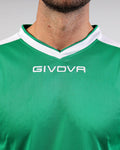Maglia Givova Shirt Revolution Interlock - VERDE/BIANCO