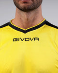 Maglia Givova Shirt Revolution Interlock - GIALLO/NERO
