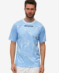 Maglia Givova Grafite Interlock celeste/bianco — maglia da gara e allenamento calcio