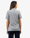 Polo Givova Cotone Piquet Action - GRIGIO MELANGE CHIARO/BIANCO